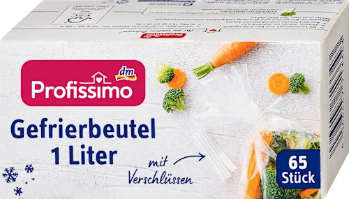 Kese za zamrzivač PROFISSIMO 1l 65kom