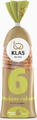 Hleb KLAS mešano raženi rezani 500g