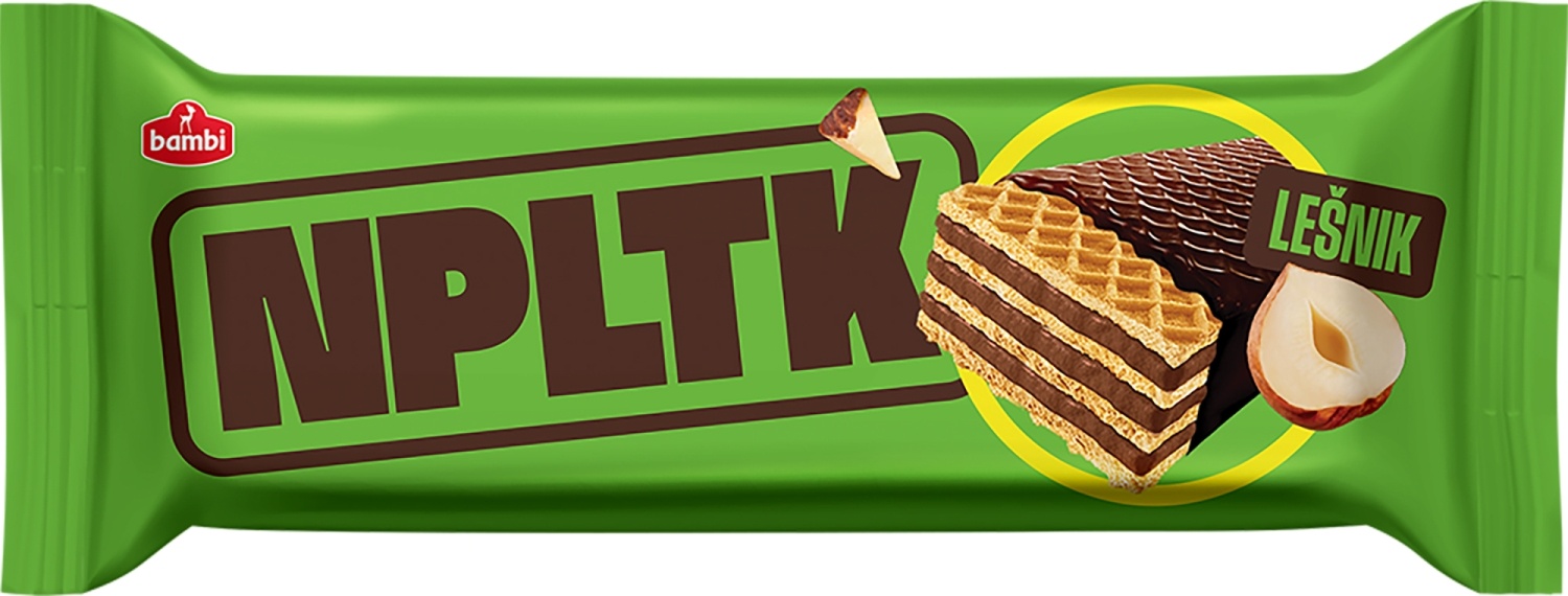 Napolitanka NPLTK lešnik i kakao preliv 35g