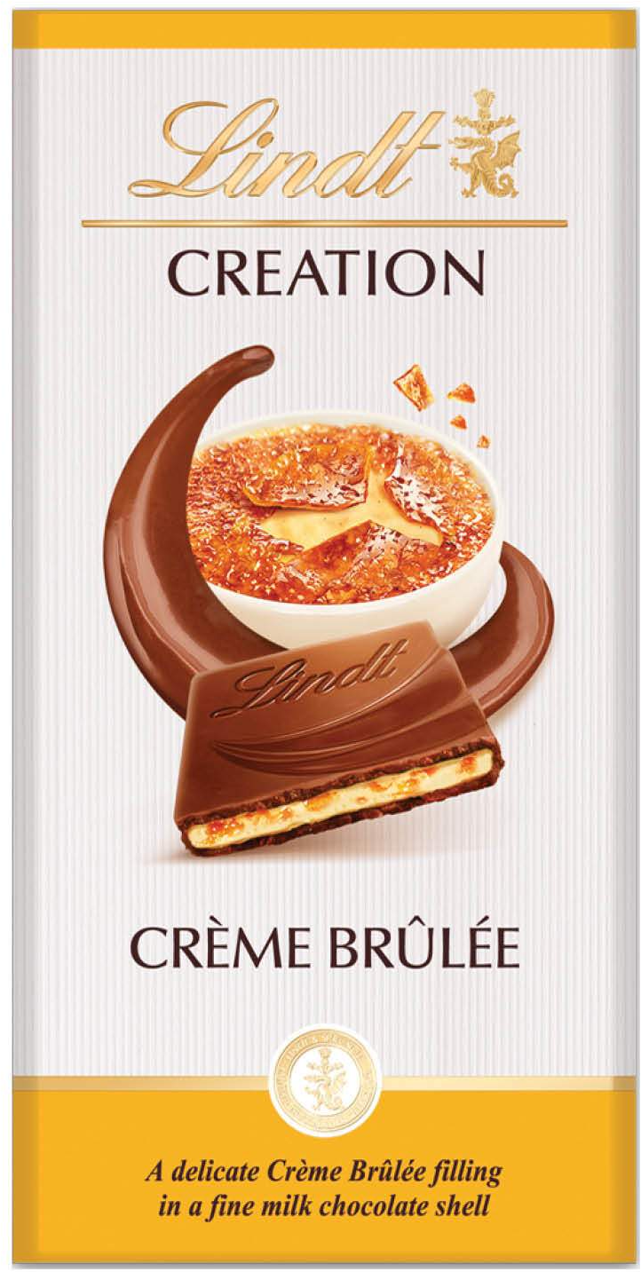 Čokolada LINDT Creation crem brulee 150g