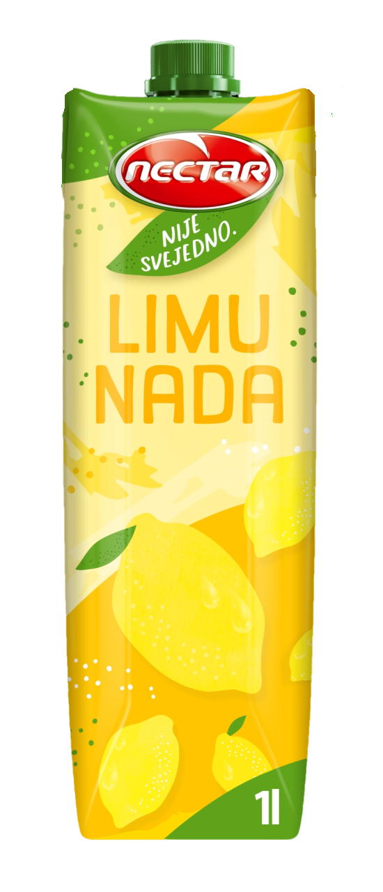 Negazirani sok NECTAR limunada 1l
