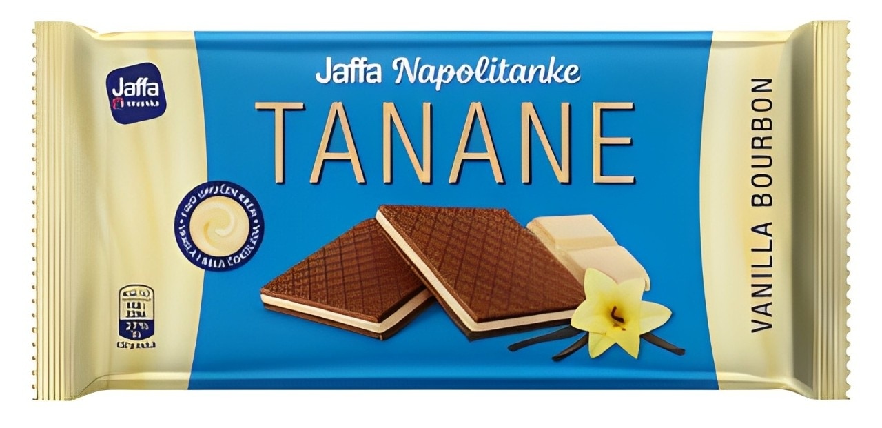 Napolitanka JAFFA Tanane vanila bourbon 125g