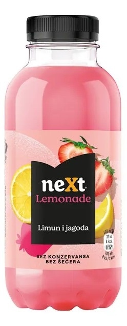 Negazirani sok NEXT Lemonade limun i jagoda 400ml