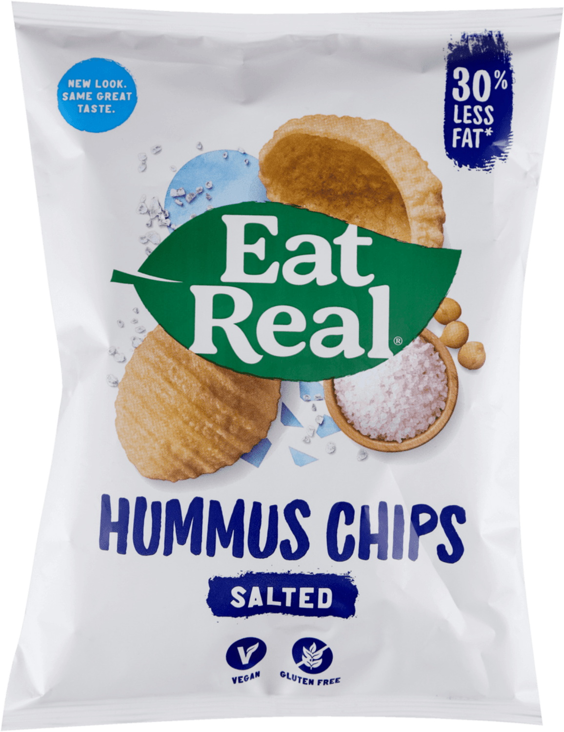 Čips EAT REAL Hummus sea salt 45g