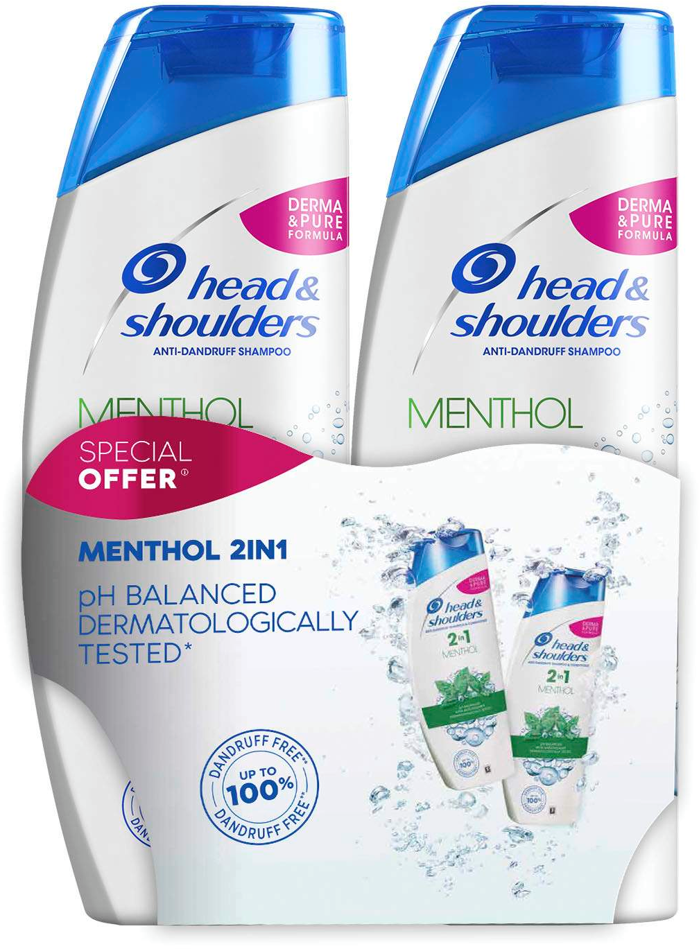 Šampon za kosu HEAD & SHOULDERS menthol 2x360ml