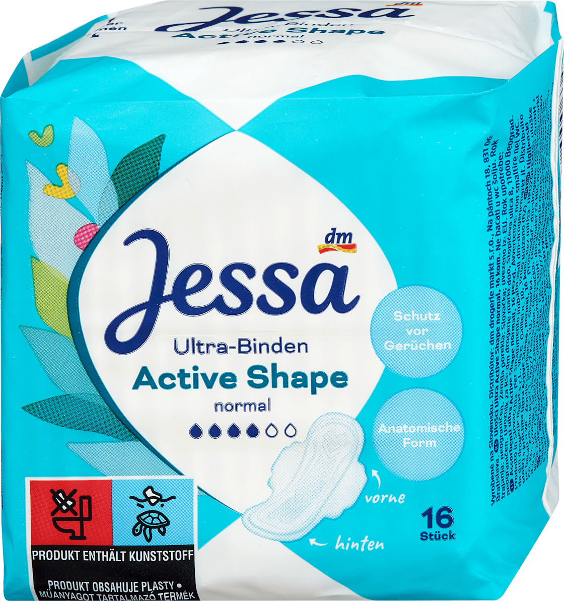 Higijenski ulošci JESSA Ultra active shape  normal 16kom