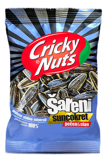 Suncokret CRICKY šareni slani 40g