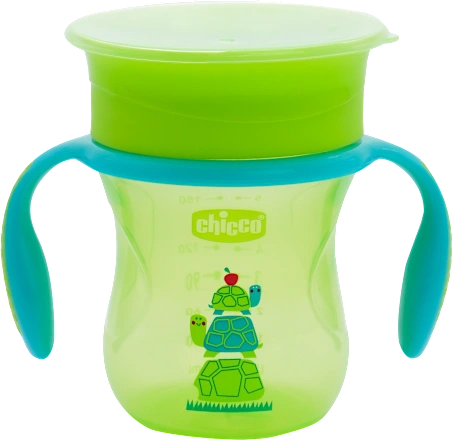 CHICCO No spill čaša Perfect 360 stepeni (12m+) narandžasta