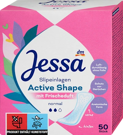 Higijenski ulošci JESSA Active shape dnevni  sa mirisom normal 50kom