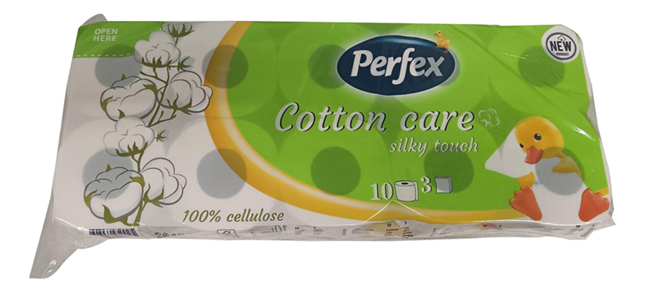 Toalet papir PERFEX cotton care 3sloja 10kom