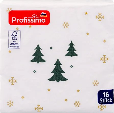 Salvete PROFISSIMO Borovi i pahuljice 16kom