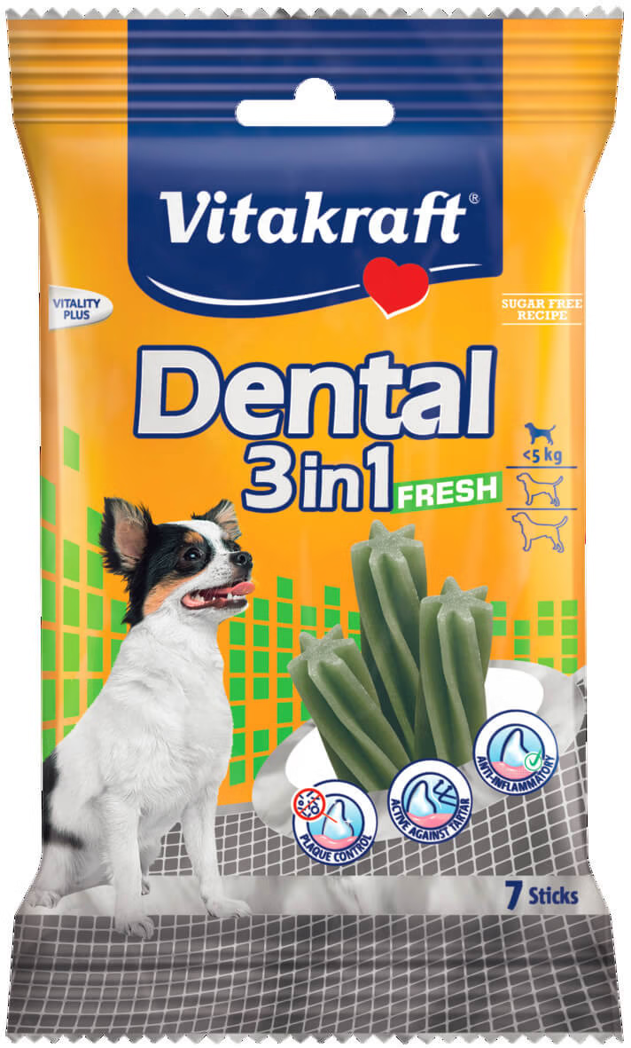 Poslastice za pse VITAKRAFT Dental Fresh 80g