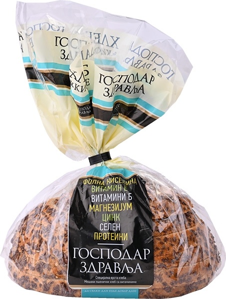 Hleb HLEB & KIFLE gospodar zdravlja 350g