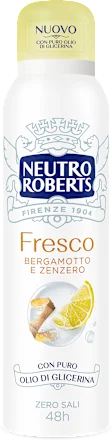 Dezodorans NEUTRO ROBERTS fresco bergamot&ginger u spreju 150ml