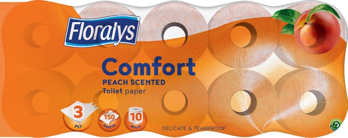 Toalet papir FLORALYS breskva 3sloja 10kom