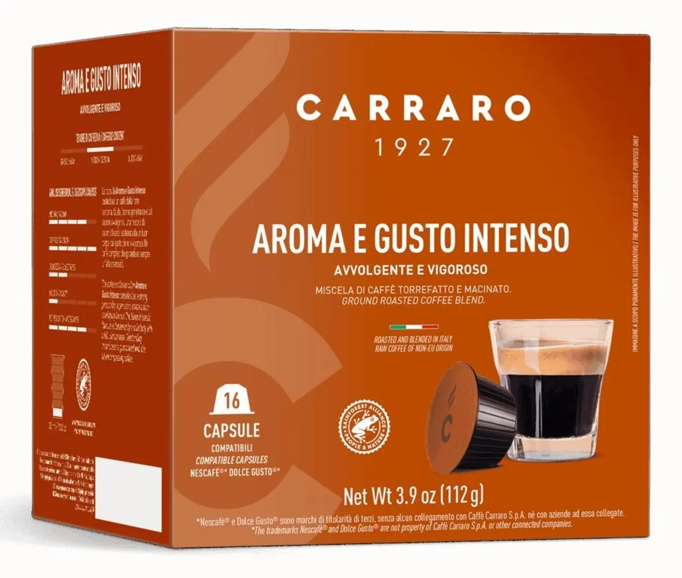 Kapsule za kafu CARRARO Intenso 16kom