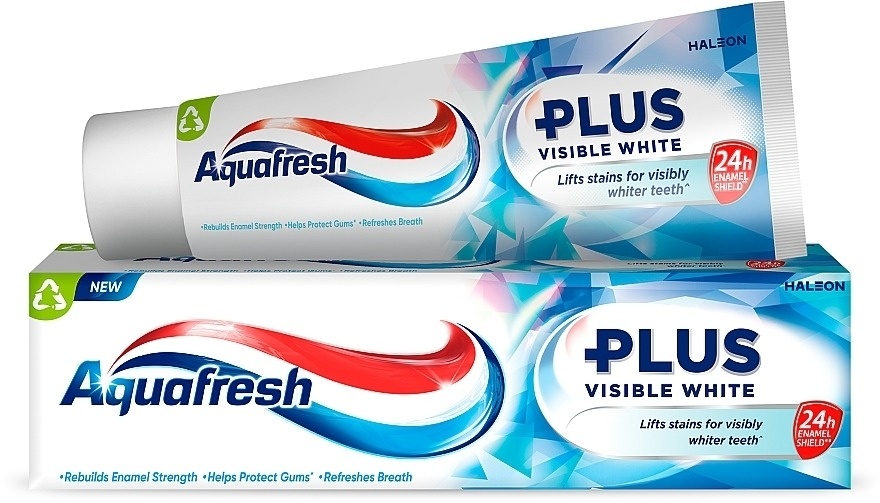 Pasta za zube AQUAFRESH Plus visible white 75ml