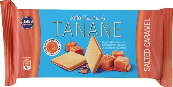 Napolitanka JAFFA Tanane Salt caramel 125g