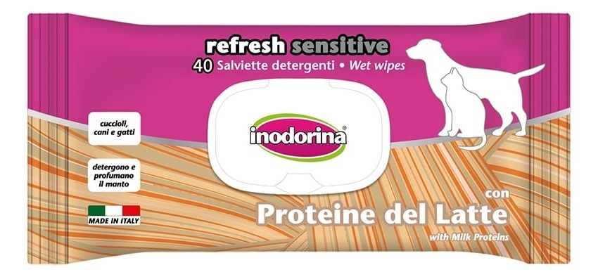 INODORINA Sensitive proteine del latte vlažne maramice 40kom