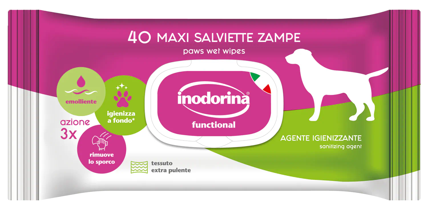 INODORINA vlažne maramice za šape 40kom