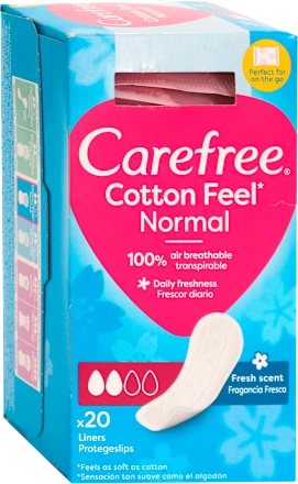 Higijenski ulošci CAREFREE Cotton feel normal  20kom