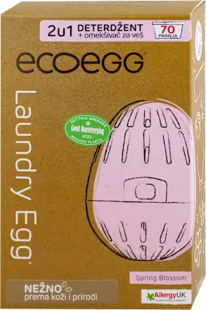 Tečni det.za pr.veša ECOEGG Miris proleća 2u1 eko deterdžent 70 pranja 1kom