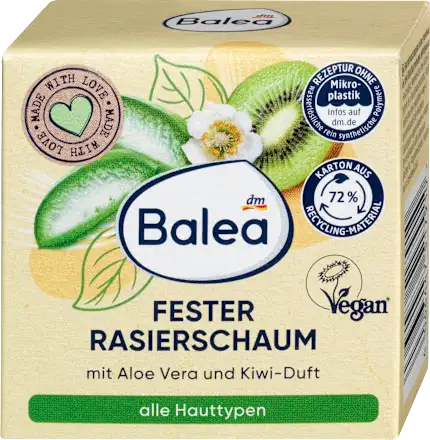 Pena za brijanje BALEA čvrsta aloe vera i kivi 60g