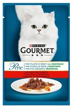 Hrana za mačke GOURMET Perle govedina i šargarepa 85g