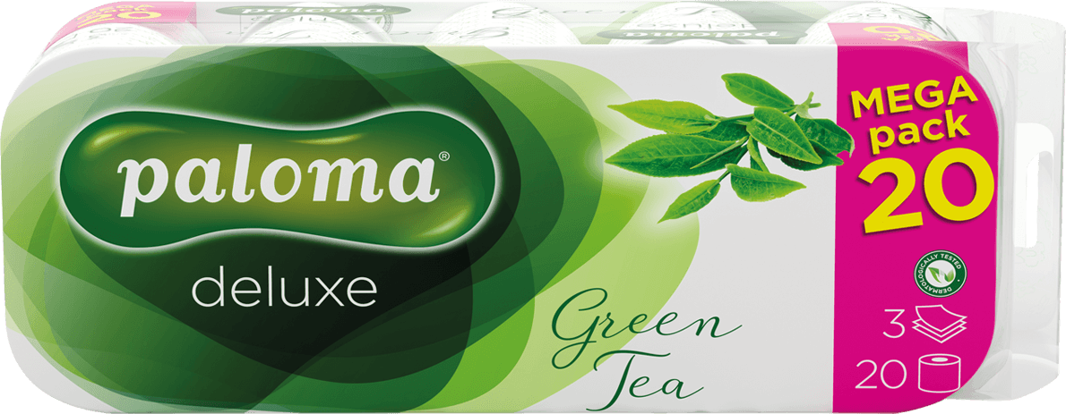 Toalet papir PALOMA deluxe green tea 3sloja 20kom