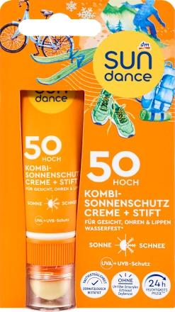 Krema za lice i balzam za usne SUNDANCE SPF50 1kom