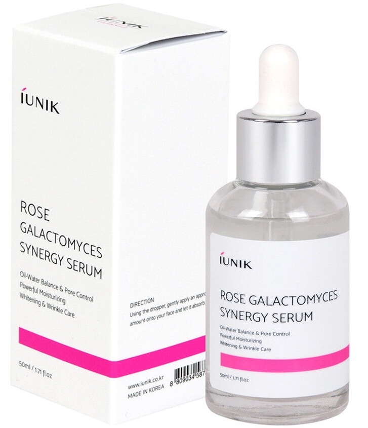 Serum za lice IUNIK sa galaktomicesom i ekstraktom ruže 50ml