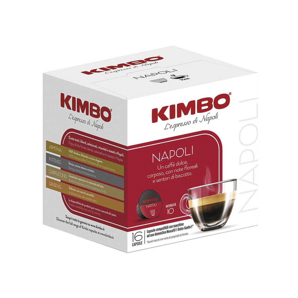 Kapsule za kafu KIMBO Napoli 16kom