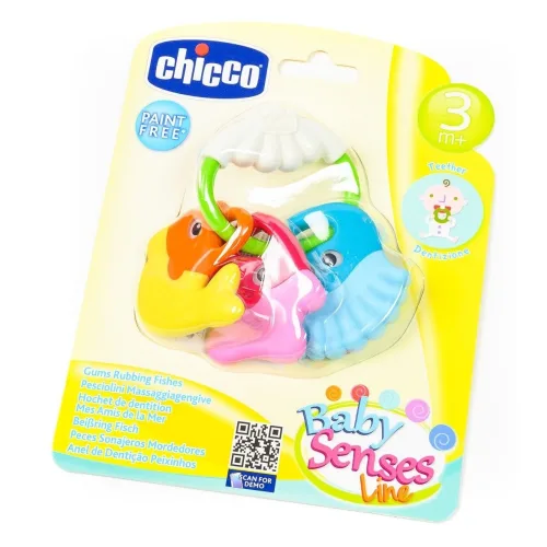 CHICCO glodalica i zvečka Ribice