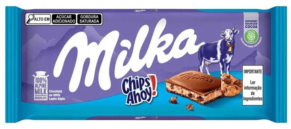 Čokolada MILKA chips ahoy 100g