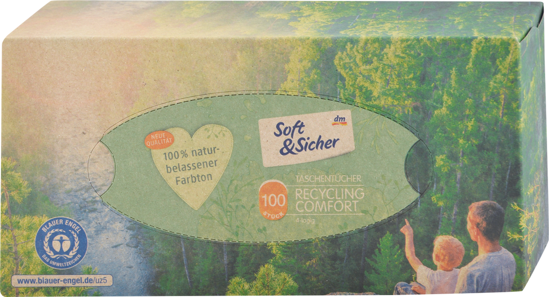 Papirne maramice SOFT&SICHER reciklirane 4sloja 100kom