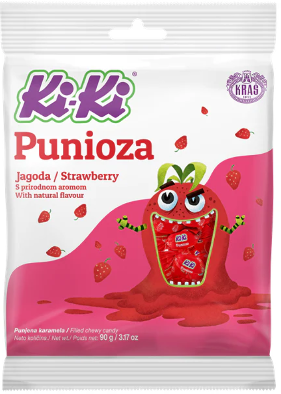 Karamene KI-KI Punioza jagoda 90g