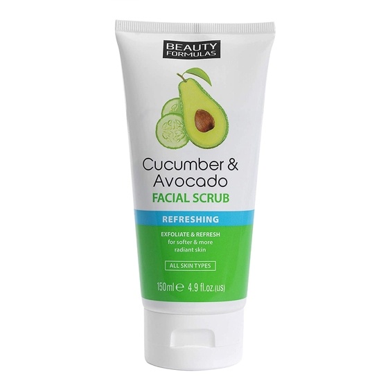 Piling za lice BEAUTY FORMULAS krastavac i avokado 150ml