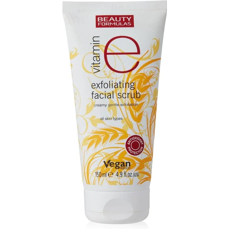 Piling za lice BEAUTY FORMULAS vitamin E 150ml