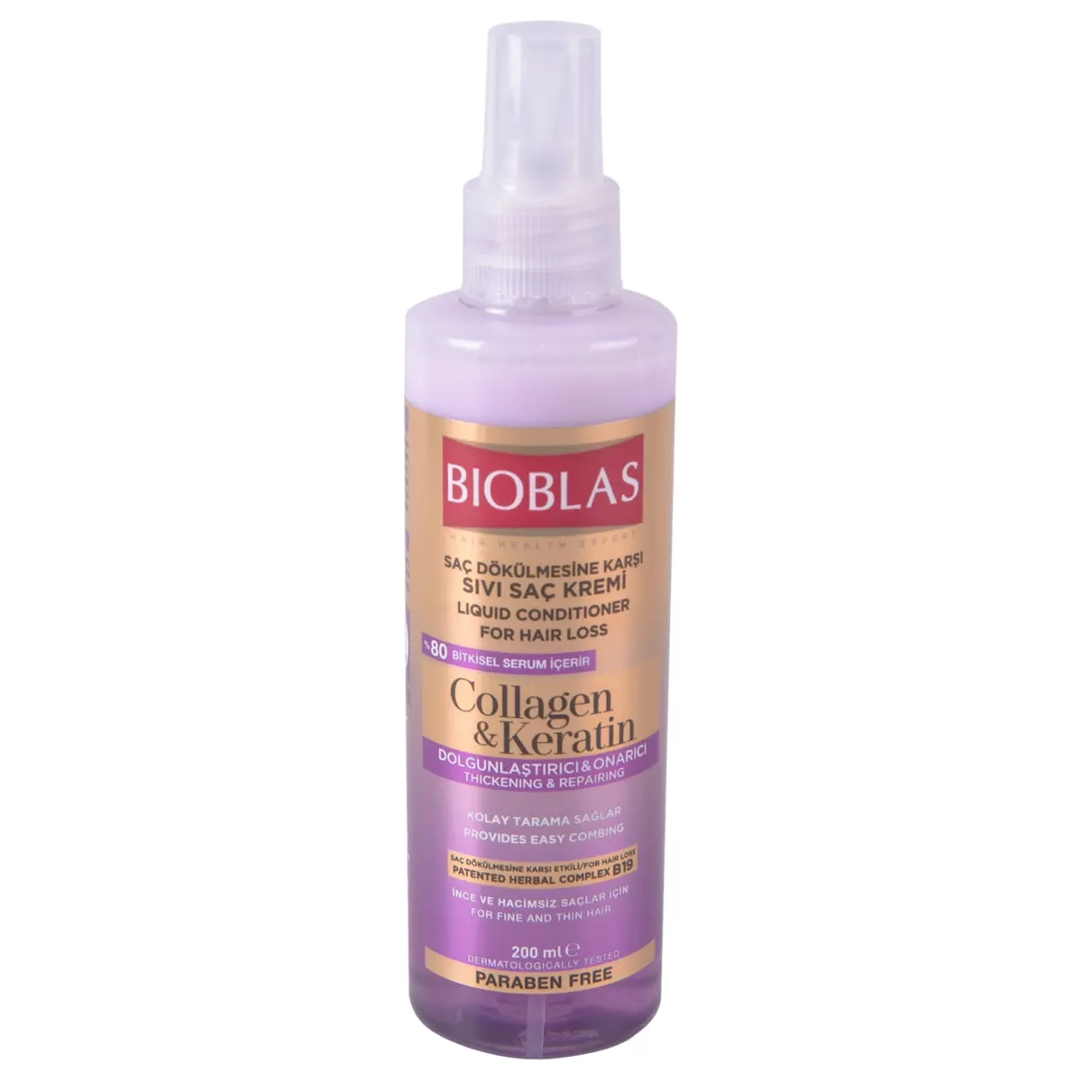 Balzam za kosu BIOBLAS u spreju kolagen keratin 200ml