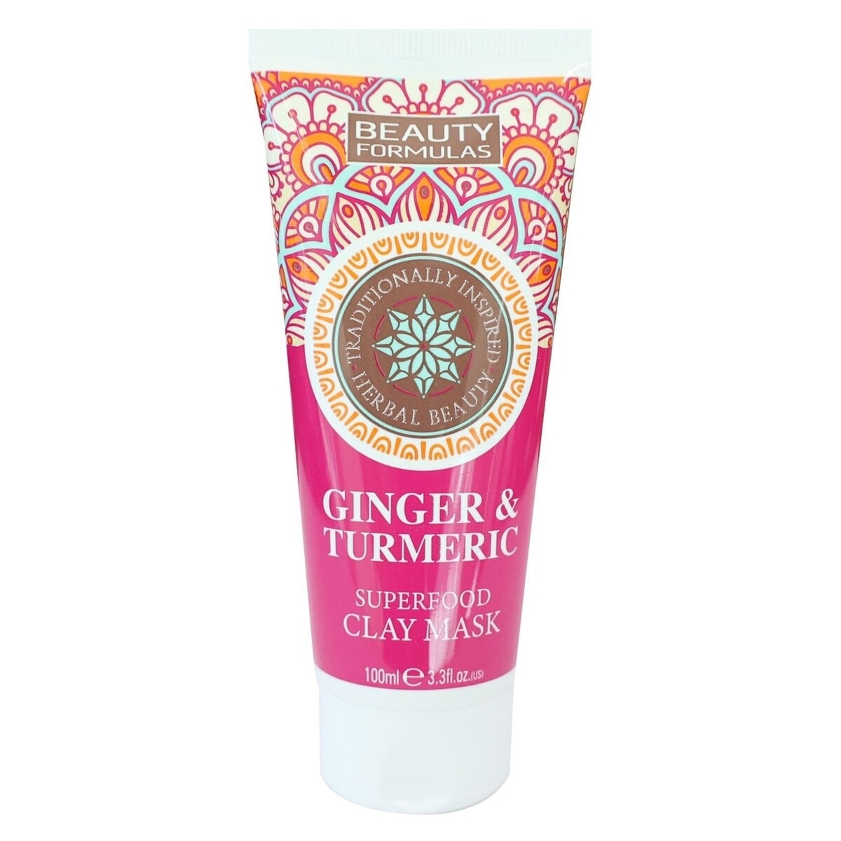 Maska za lice BEAUTY FORMULAS Ginger & turmeric 100ml