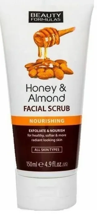 Piling za lice BEAUTY FORMULAS med i badem 150ml