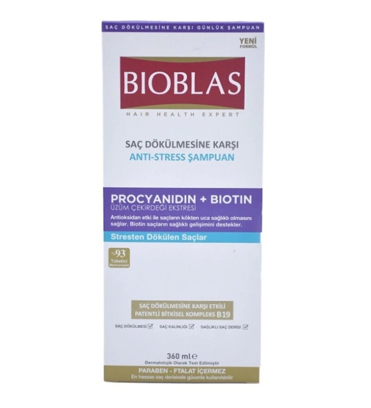 Šampon za kosu BIOBLAS Phitosterol i biotin protiv opadanja 360ml