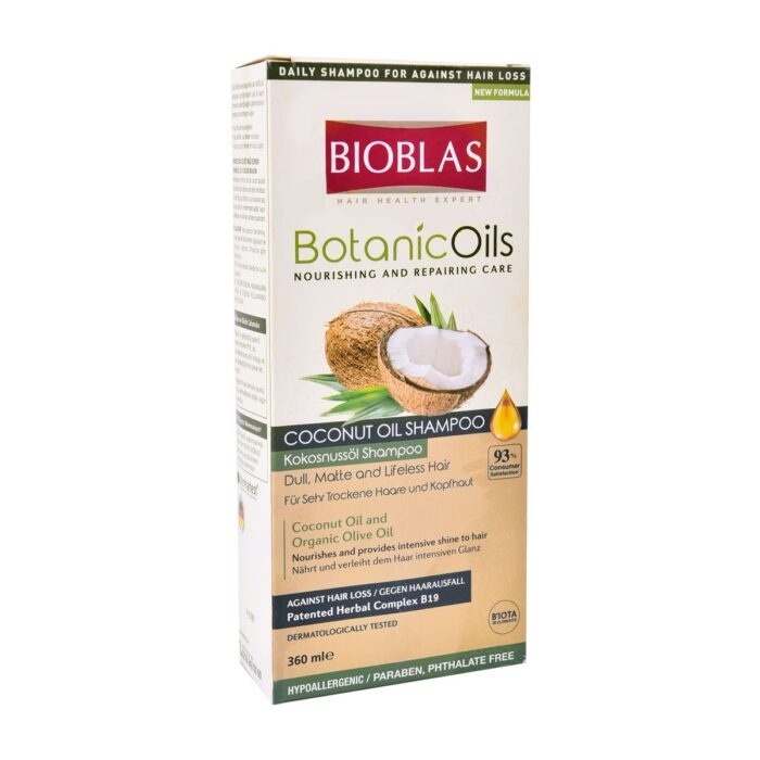 Šampon za kosu BIOBLAS Botanic ulje kokosa i masline 360ml