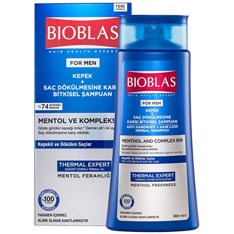 Šampon za kosu BIOBLAS za muškarce 360ml