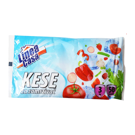 Kese za zamrzivač LINEA CASA 3l 50kom
