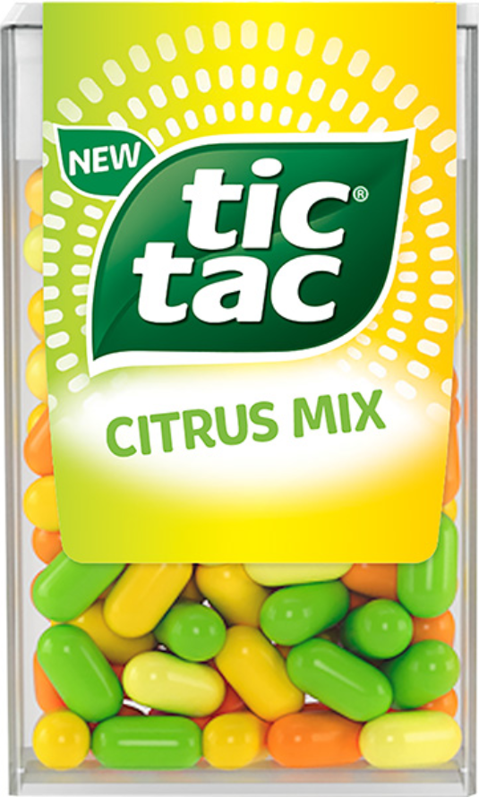 Bombone TIC TAC citrus mix 49g
