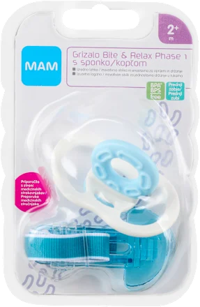 MAM glodalica Bite Relax Phase plava