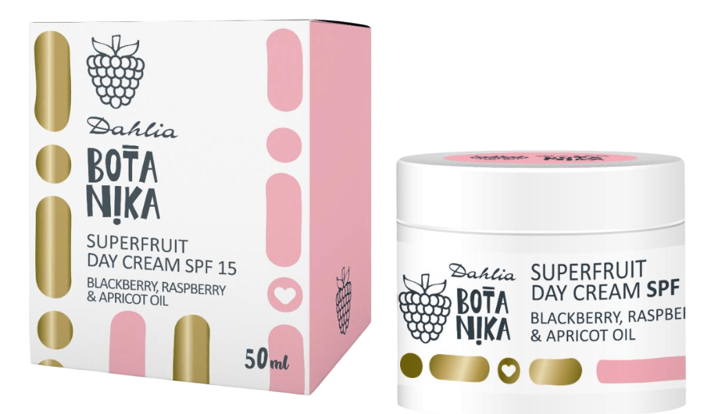 Krema za negu lica DAHLIA BOTANIKA Botanika dnevna SPF15 50ml
