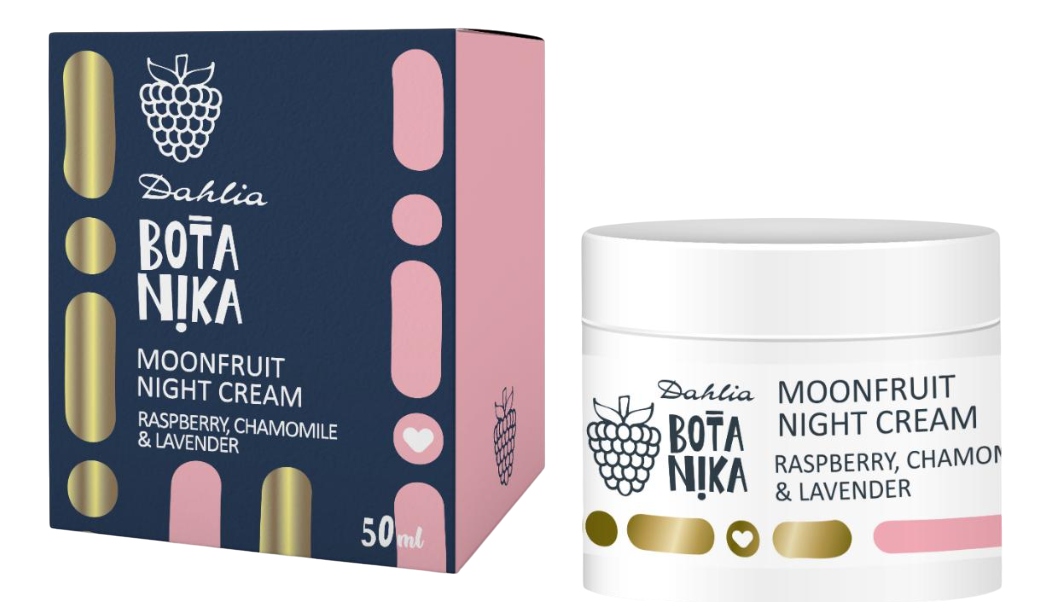 Krema za negu lica DAHLIA BOTANIKA moonfruit noćna 50ml