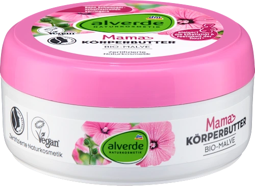 Puter za telo ALVERDE Mama beli slez 200ml
